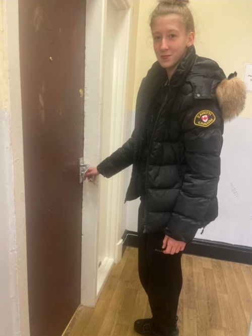 Manchester and Trafford's first move-in of cohort 3: Mya receives the keys to her very own property